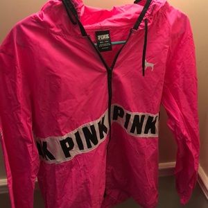 Pink windbreaker